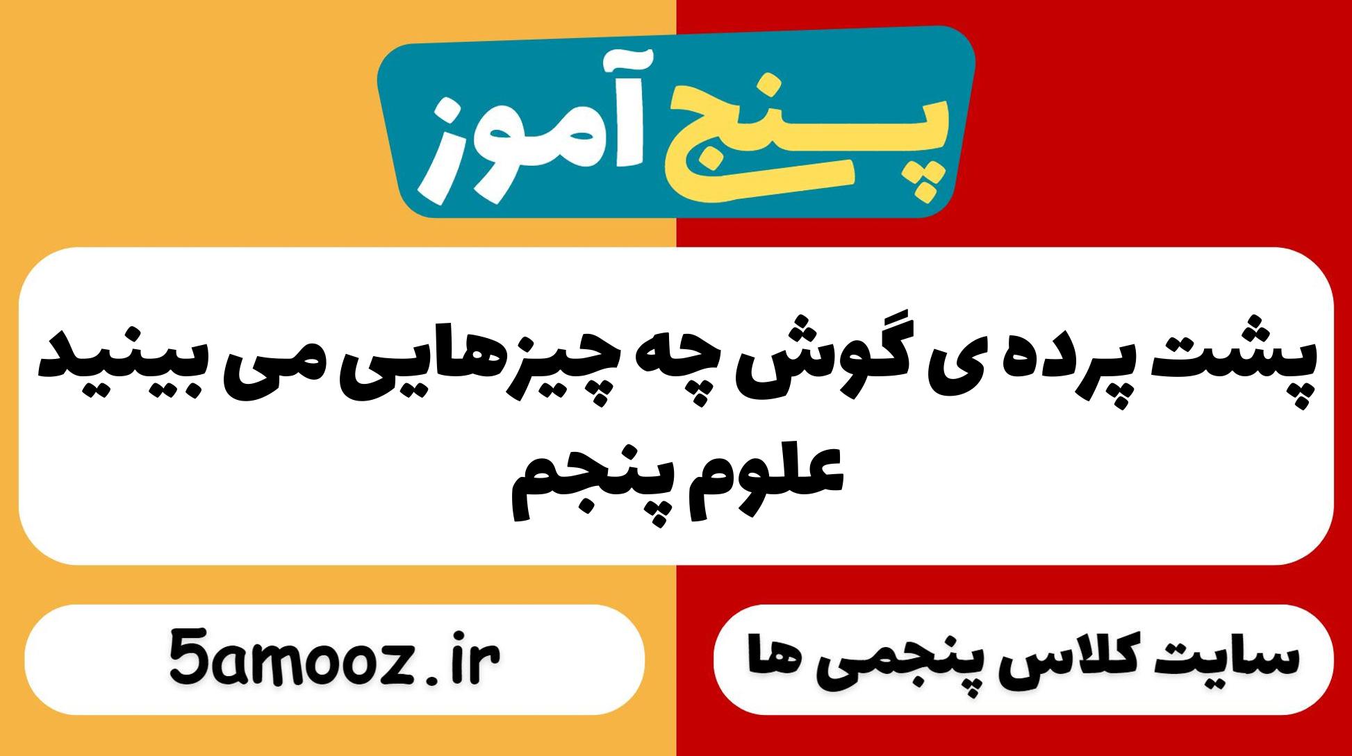 پشت پرده ی گوش چه چیزهایی می بینید